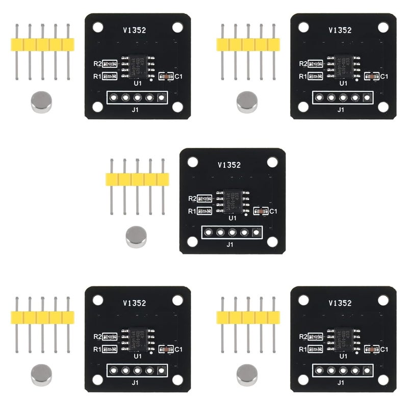 UMLIFE 5PCS MT6701 Magnetic Encoder Magnetic Induction Angle Measurement Sensor Module 14bit High Precision Replacement AS5600 - Image 1
